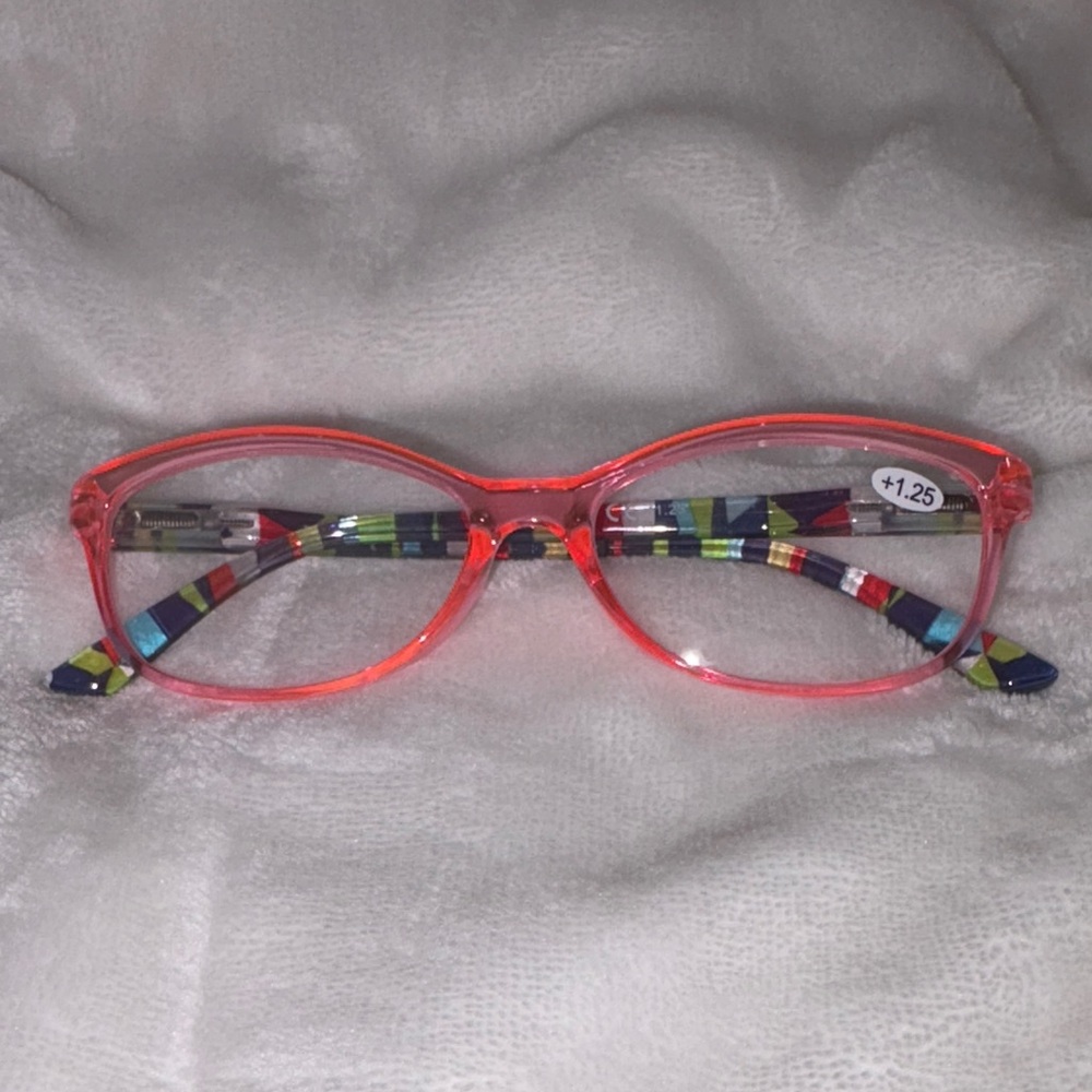 Vibrant Pink Reading Glasses